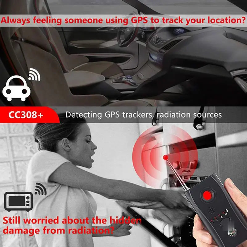 CC308 Mini Wireless GSM GPS Bug Detector & Spy Finder