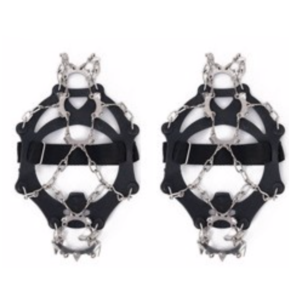 Outdoor Stainless Steel 13-Tooth Ice Cleats for Hiking