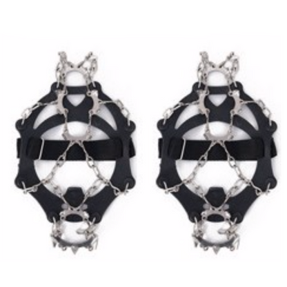 Outdoor Stainless Steel 13-Tooth Ice Cleats for Hiking