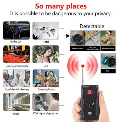CC308 Mini Wireless GSM GPS Bug Detector & Spy Finder